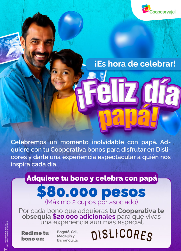 Venta bonos día del padre 2025